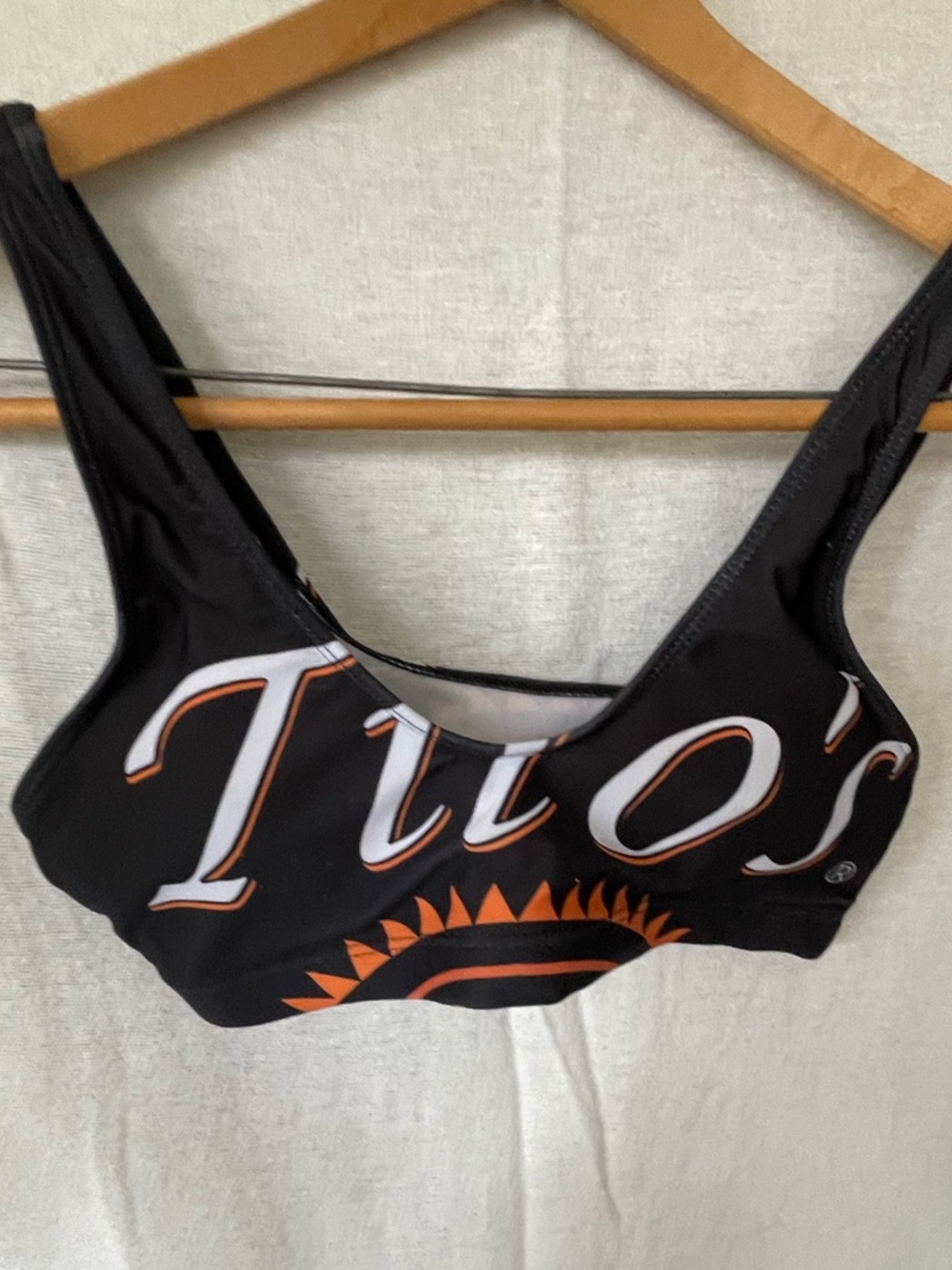 Tito’s vodka bathing suit top bikini top size small